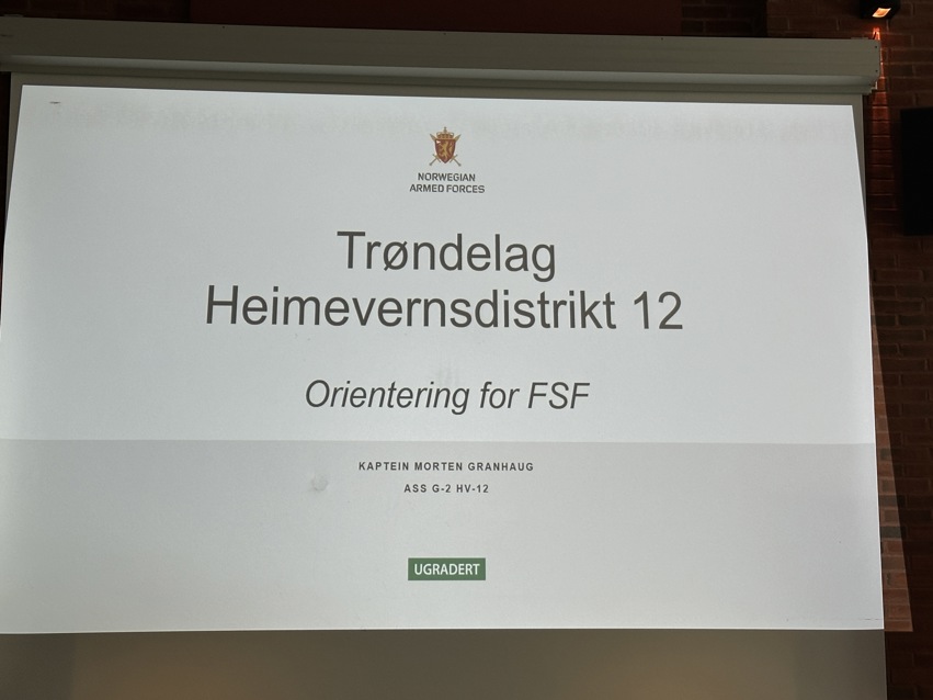  FSF avd. Værnes, 01.-02. juni 2026