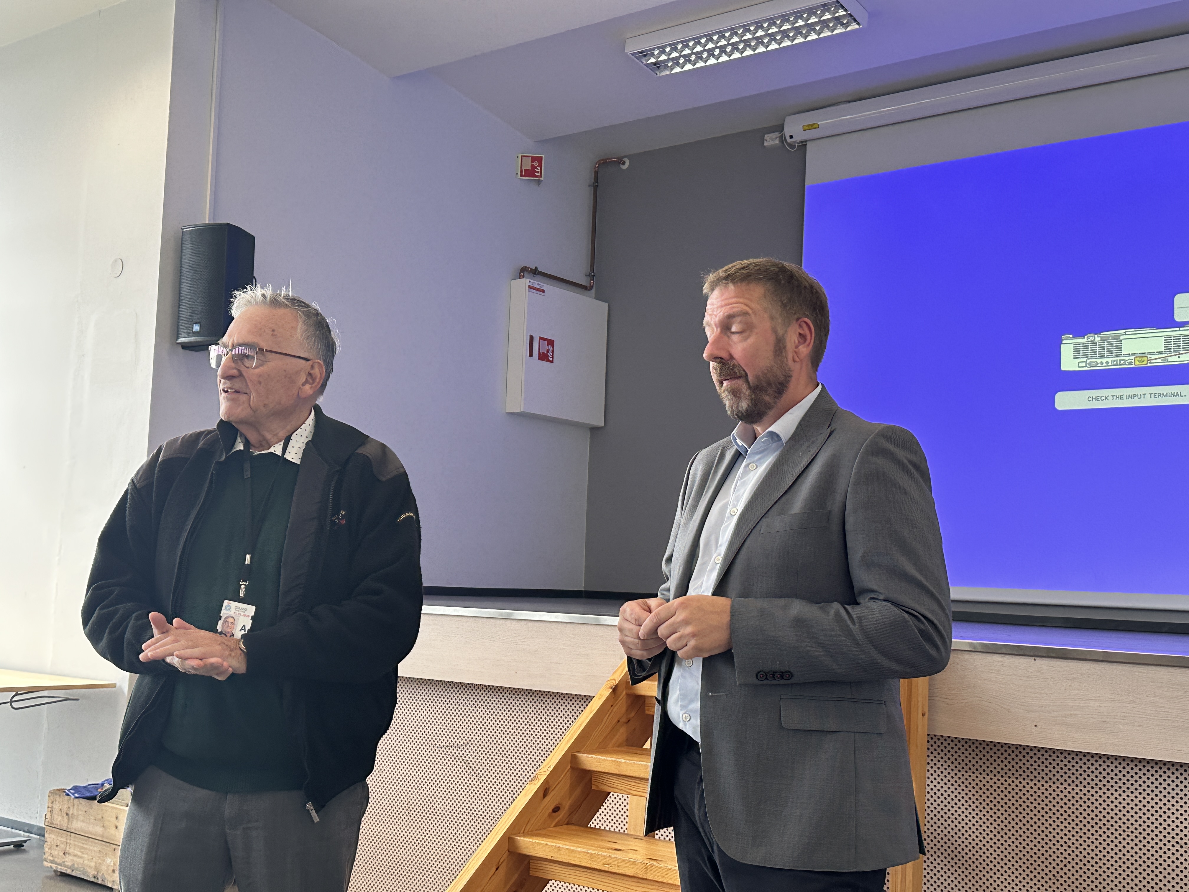 Artikkelbilde til artikkelen Nestleder i FSF besøkte oss. 08.10.2025.